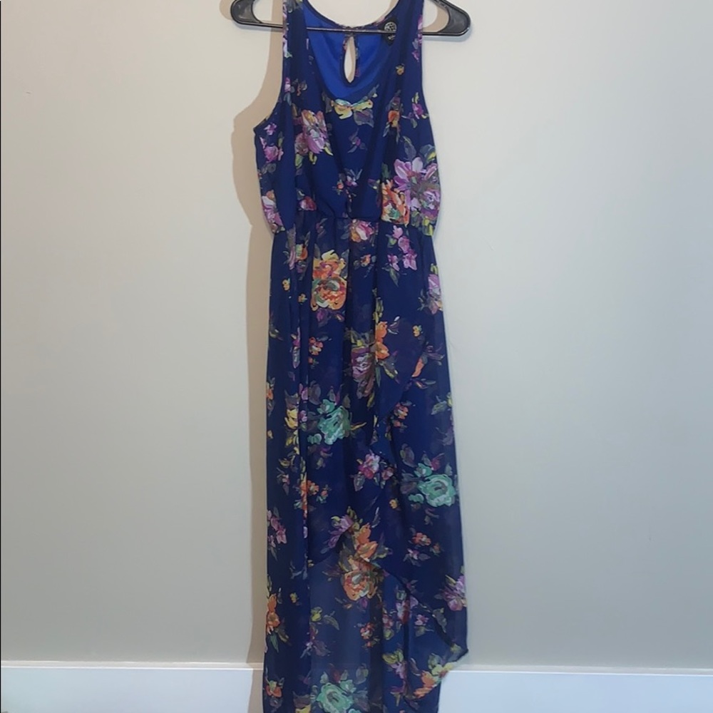 Floral High/Low Dress